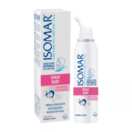 Alegere ISOMAR Spray nazal cu apa de mare izotonica Baby, +1 an, 100 ml, GA13600 - Oferta Azi Remedii Naturiste Isomar