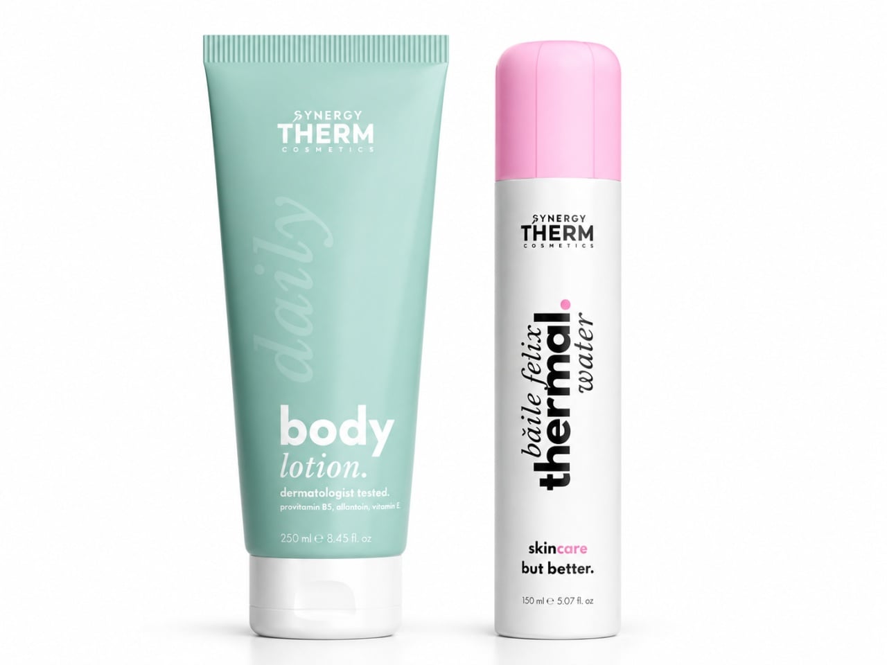 Reducere Lotiune de corp, 250ml + Apa termala 150ml, Synergy Therm - Distribuitor Produse de îngrijire personală remediumfarm.ro
