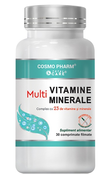 Multivitamine și Multiminerale, 30 Tablete, Cosmopharm