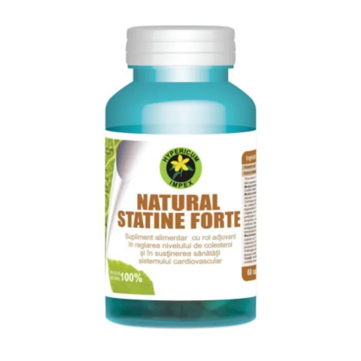 Stoc Natural Statine Forte, 60 capsule, Hypericum - Nou 2026 Remedii Naturiste HYPERICUM IMPEX