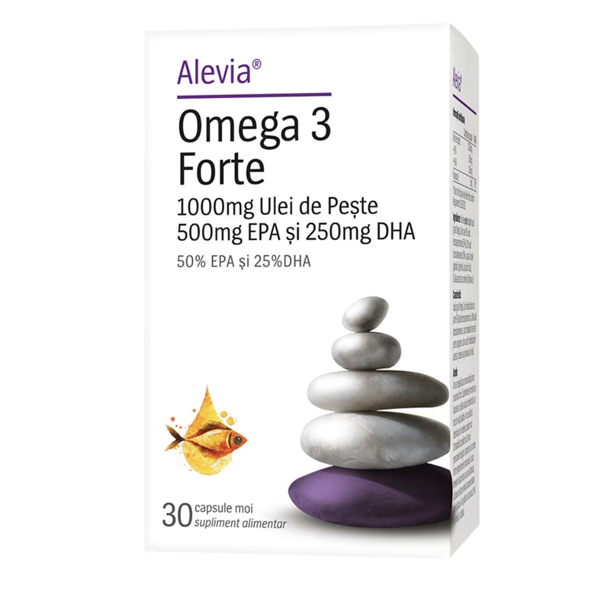 Omega 3 Forte, 30 Capsule, Alevia