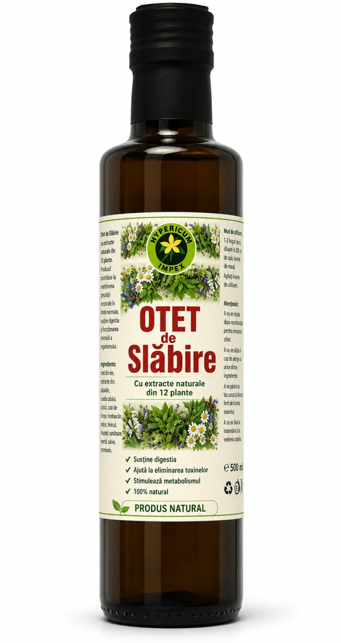 Catalog Oțet Slăbire, 250 ml, Hypericum - Livrare 24h Remedii Naturiste Hypericum