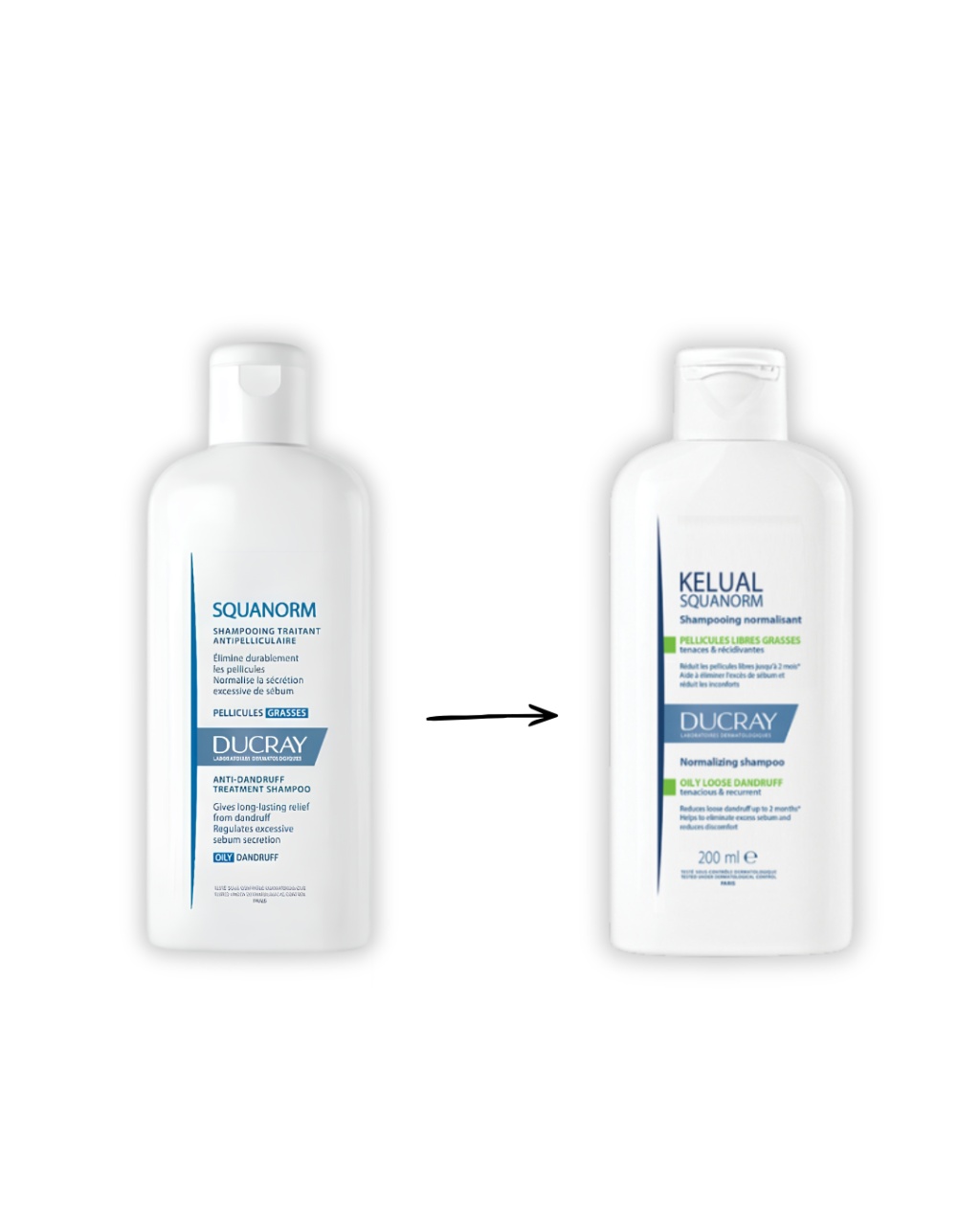 Pret Squanorm sampon matreata grasa, 200ml, Ducray - Online Produse de îngrijire personală LAB. DUCRAY FRANTA
