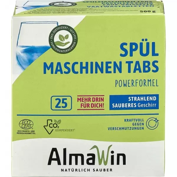 Premium Tablete bio pentru masina de spalat vase, 25buc, AlmaWin - Editie Limita Produse de îngrijire personală Alma Win