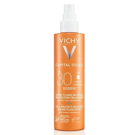 Acum Ulei invizibil Capital Soleil Cell Protect SPF30+, 200ml, Vichy - Garantat Produse de îngrijire personală remediumfarm.ro