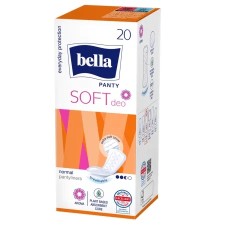 Promotie Absorbante zilnice Panty Soft, 20 bucăți, Bella - Oficial Import ERP Bella