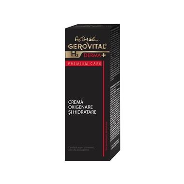Crema oxigenare si hidratare H3 Derma+ Premium Care, 30 ml, 478, Gerovital