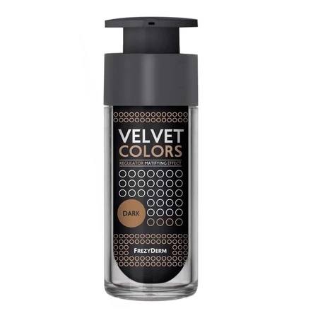 Fond de ten Velvet Colors, nuanta Dark, 30ml, FrezyDerm Produse de îngrijire personală Frezyderm Fond de ten Velvet Colors, nuanta Dark, 30ml, FrezyDerm Produse de îngrijire personală Frezyderm
