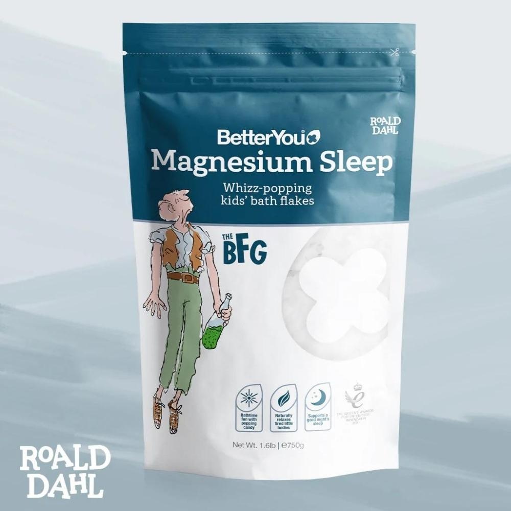 Fulgi de baie cu magneziu pentru copii, 750g, BetterYou — imaginea 2