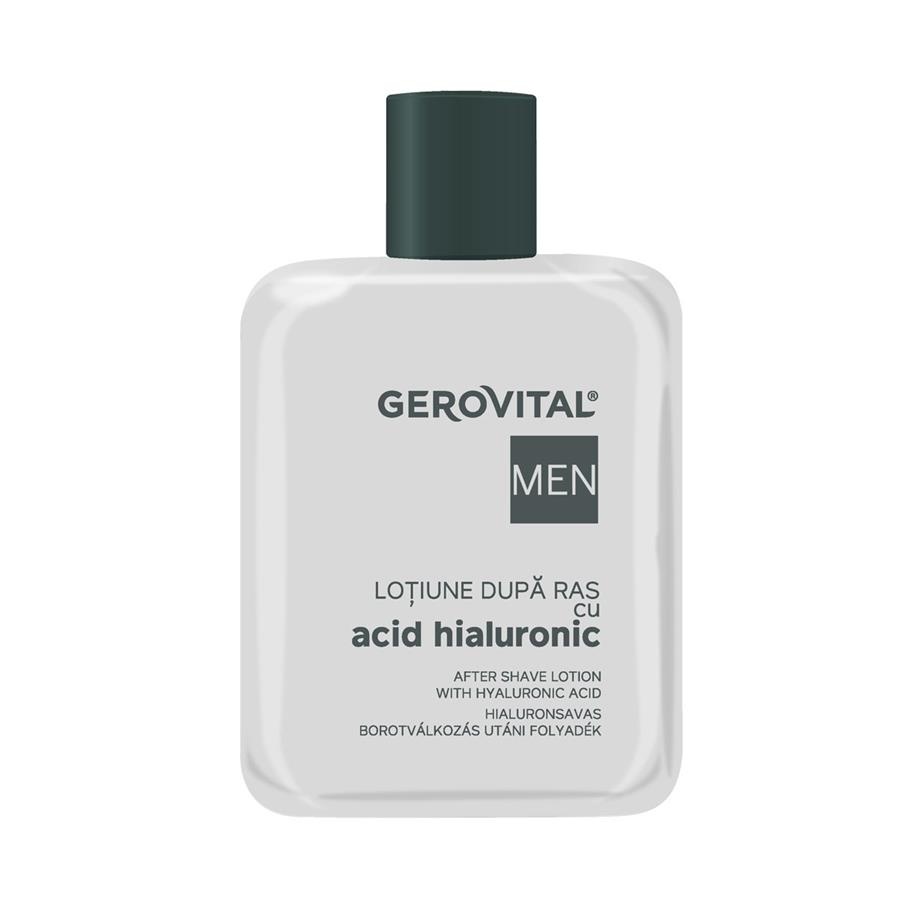 Profită Lotiune dupa ras cu Acid Hialuronic, 100 ml, Gerovital Men 341 - Online Produse de îngrijire personală FARMEC