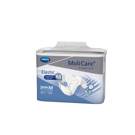 Scutec clasic pentru incontinență MoliCare Premium Elastic 6 Drops M, 30 bucăți, Hartmann