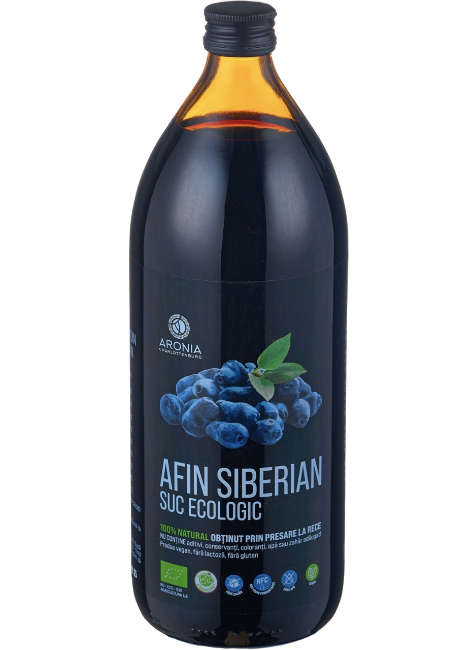Suc de Afin Siberian 100% Natural Eco, 1 L, Aronia Charlottenburg SGR