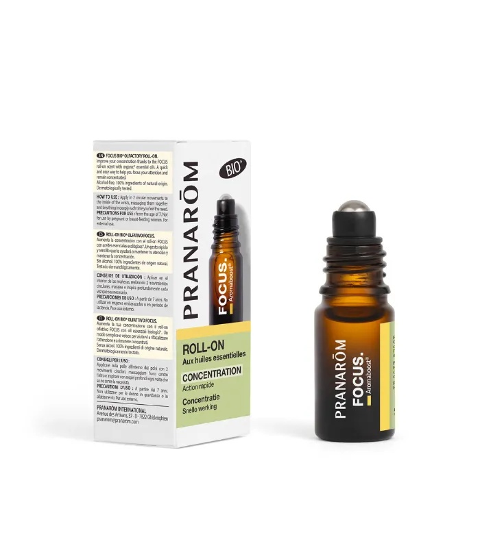 Acum Aromaboost Roll-on Focus Bio 5ml, Pranarom - Nou 2026 Produse de îngrijire personală PRANAROM