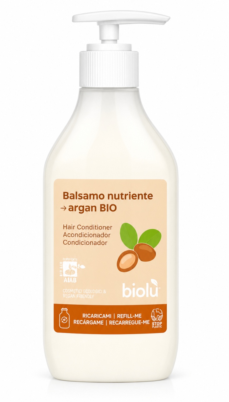 Balsam de Păr cu Ulei de Argan Bio, 250 ml, Biolù Produse de îngrijire personală Biolu