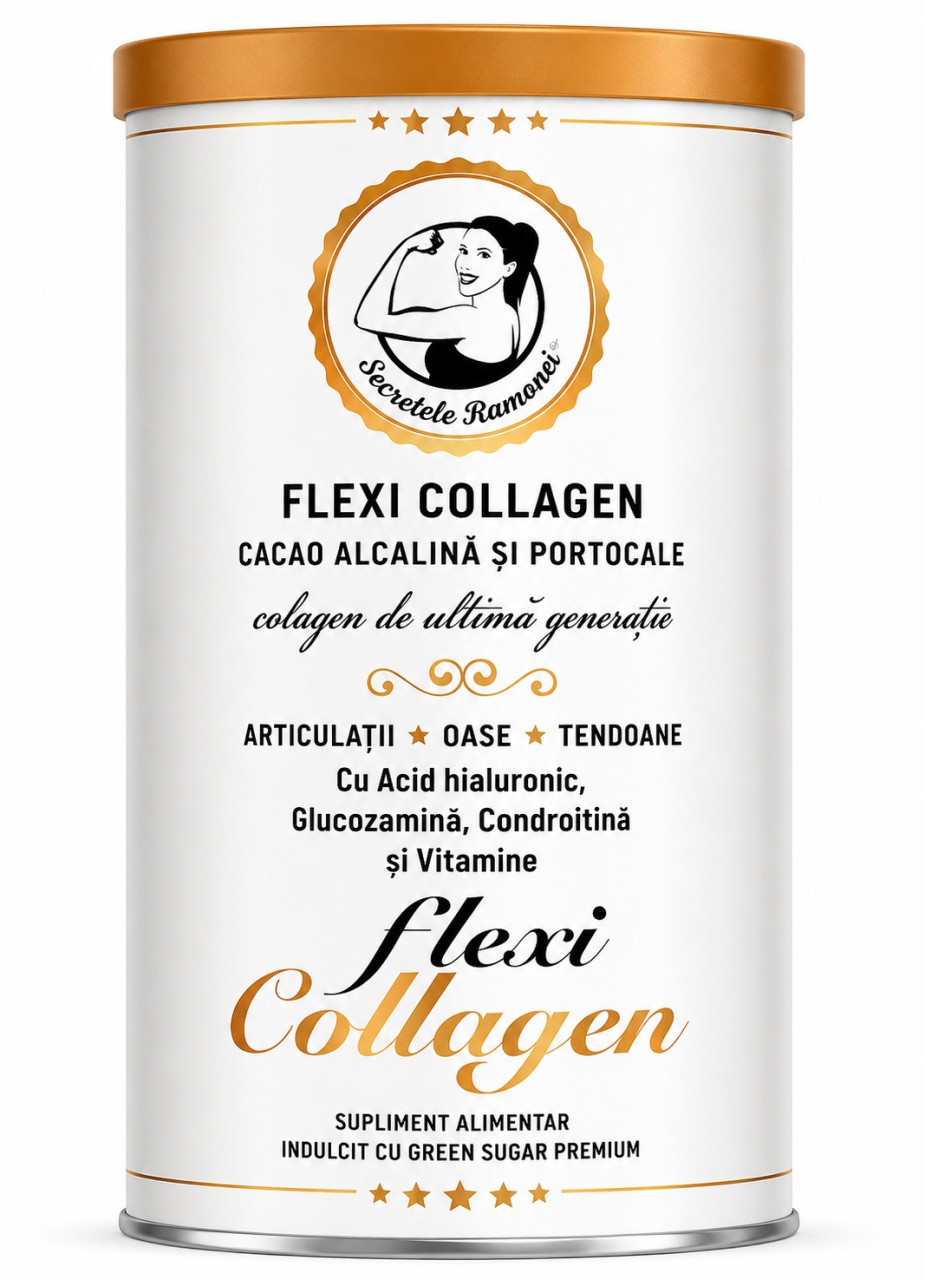 Băutură cu Colagen Flexi Collagen, 400 g, Secretele Ramonei