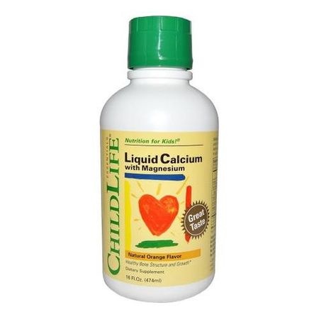 Calcium with Magnezium,474ml, Childlife Essentials