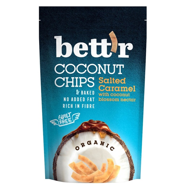 Autentic Chips de Cocos cu Caramel Sărat Bio, 70 g, Bett’r - Stoc Nou Produse Cegedim NOVARTIS EUROPHARM LIMITED - IRLANDA