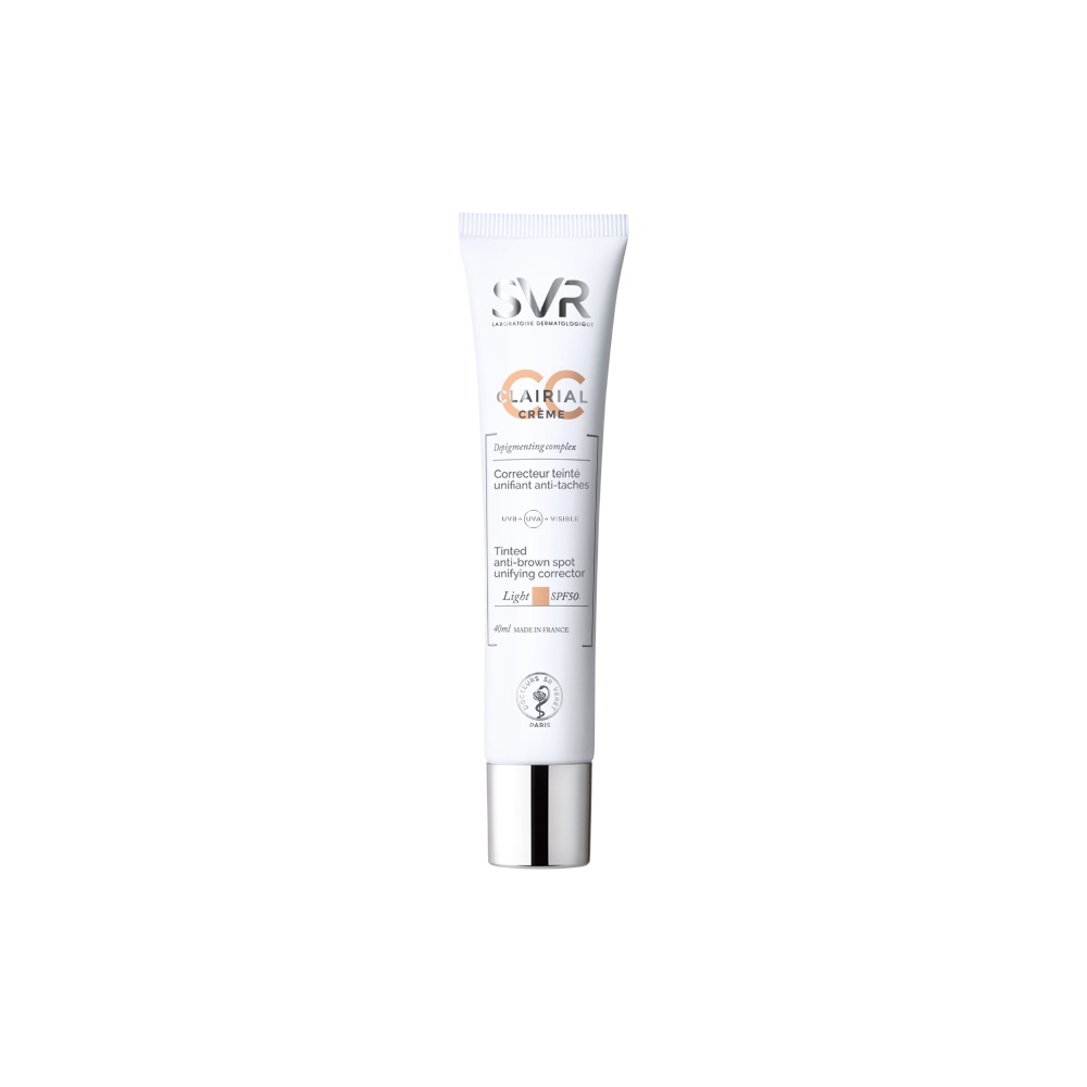 Acum Corector unifiant anti-pete pigmentare SPF 50 Clairial CC, Nuanta Light, 40ml, SVR - Garantie Produse de îngrijire personală remediumfarm.ro