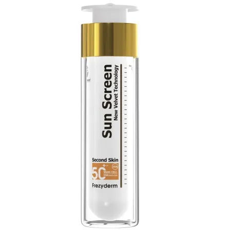 Alegere Crema de fata cu protectie solara Sun Screen Velvet SPF50+, 50ml, FrezyDerm - Original Produse de îngrijire personală Frezyderm