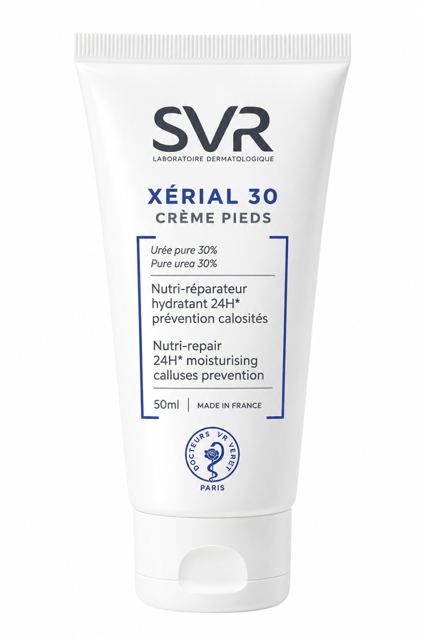Crema pentru picioare Xerial 30, 50 ml, SVR