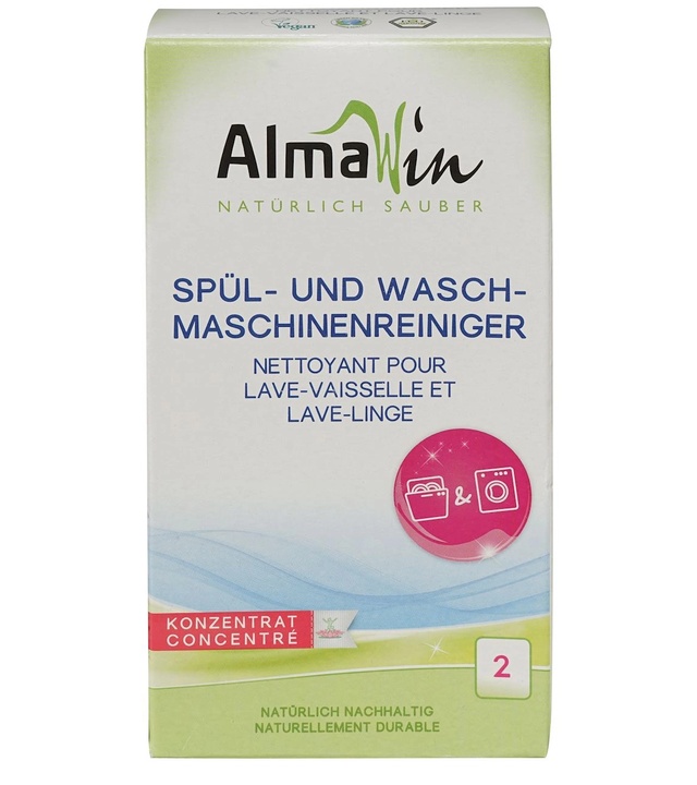 Detergent Pudră pentru Curățarea Mașinii de Spălat Vase și Rufe, 200 g, AlmaWin Produse de îngrijire personală Alma Win
