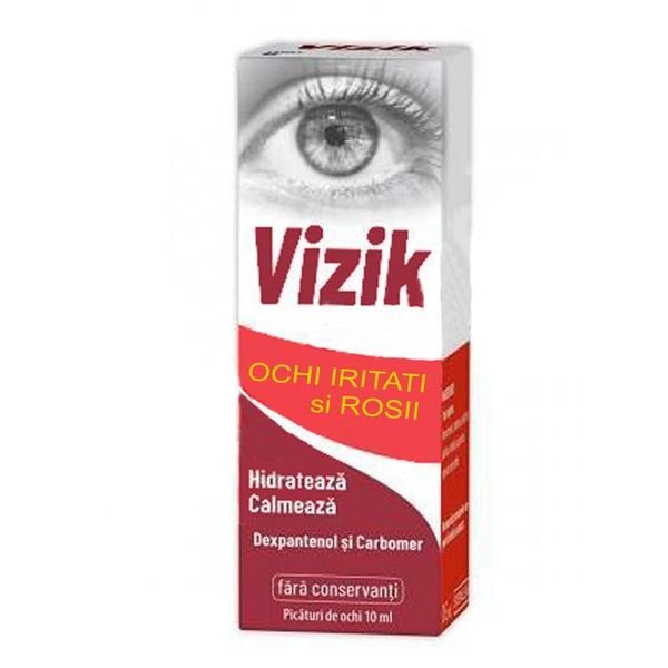 Aici Picaturi pentru ochi iritati si rosii Vizik, 10 ml, Zdrovit - Promo Vitamine si suplimente NATUR PRODUKT PHARMA POLONIA Aici Picaturi pentru ochi iritati si rosii Vizik, 10 ml, Zdrovit - Promo Vitamine si suplimente NATUR PRODUKT PHARMA POLONIA