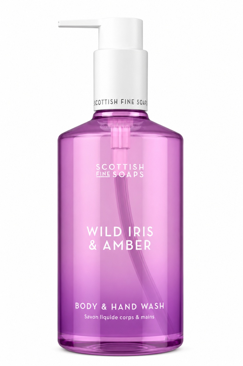 Autentic Săpun Lichid pentru Mâini și Corp Wild Iris & Amber, 300 ml, Scottish Fine Soaps - Pret Special Produse de îngrijire personală remediumfarm.ro