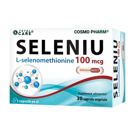 Seleniu 100mcg, 30 capsule, Cosmopharm