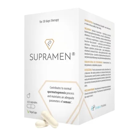 Afla Supramen, 60 capsule, Establo Pharma - Super Oferta Produse pentru cuplu și sănătate sexuală ESTABLO PHARMA