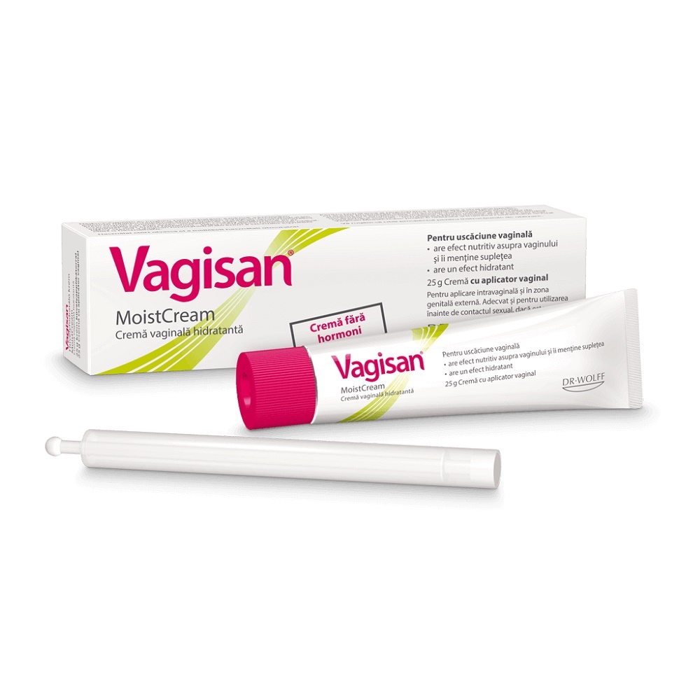 Expert Vagisan crema hidratanta vaginala, 25g, Dr Wolf - Catalog 2026 Produse de îngrijire personală DR. KURT WOLFF