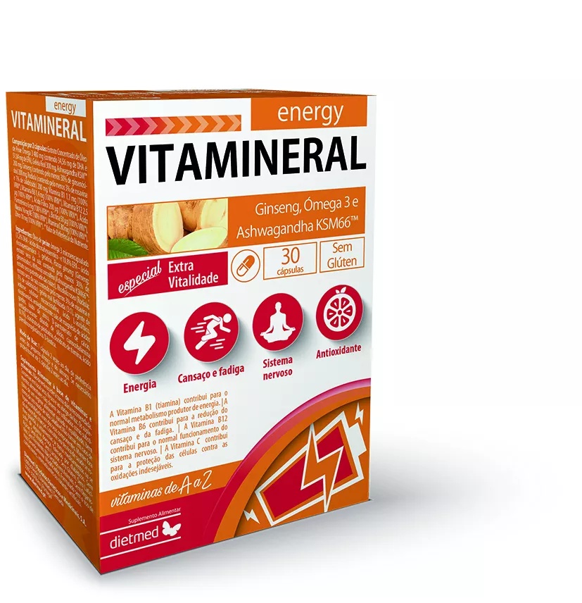 Vitamineral Energy, 30 capsule, Dietmed