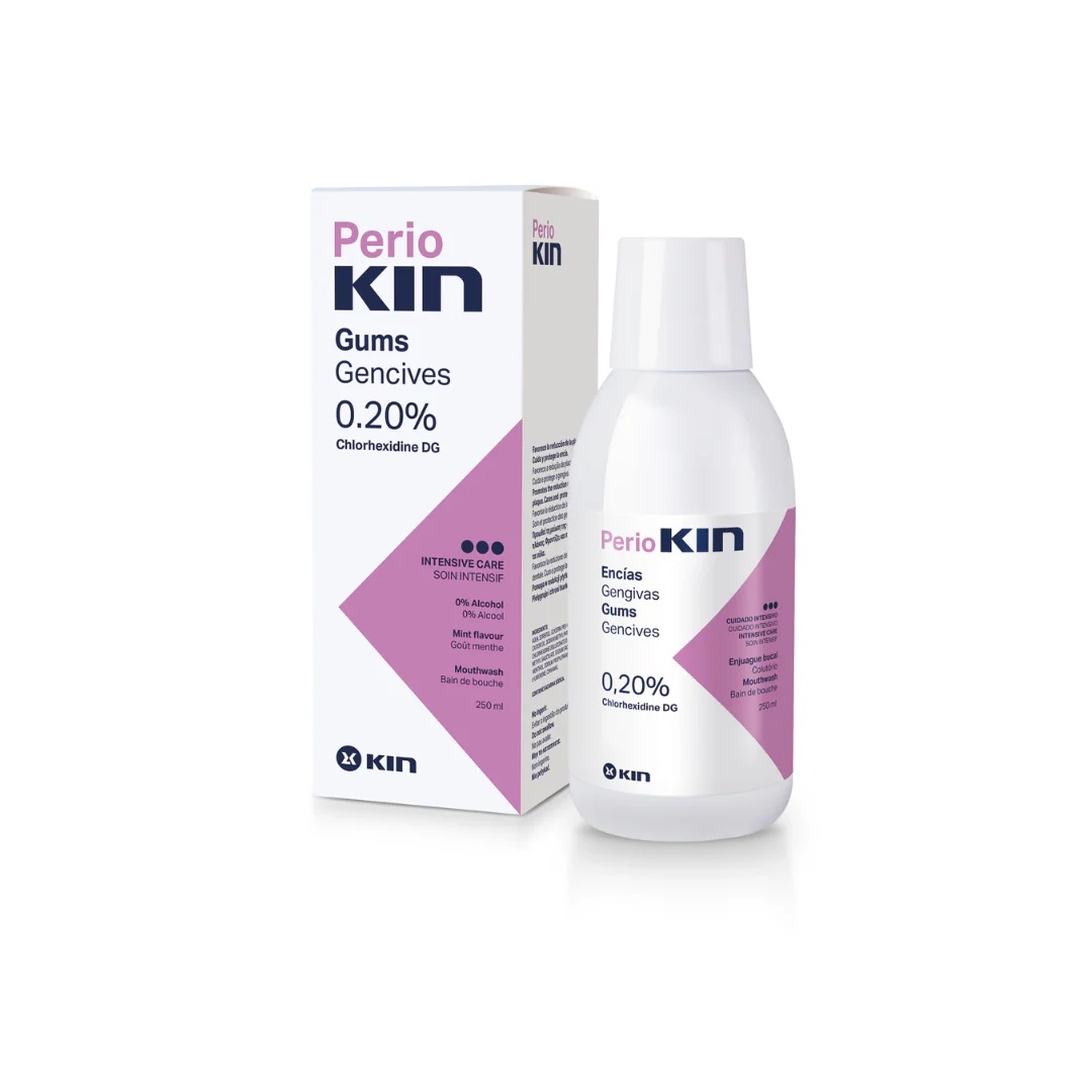 Nou Apa de gura PerioKin cu clorhexidina 0.20%, 250ml, Laboratorios Kin - Sigilat Produse de îngrijire personală LABORATORIOS KIN