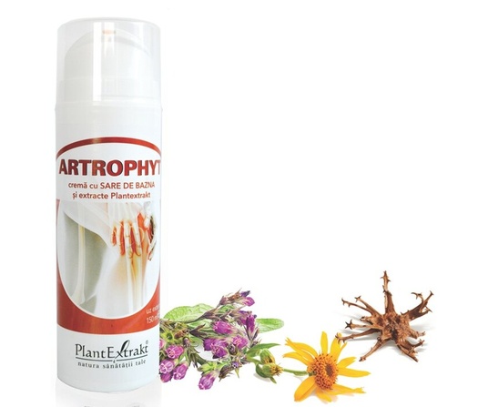Artrophyt crema cu sare bazna, 150ml, PlantExtrakt — imaginea 2