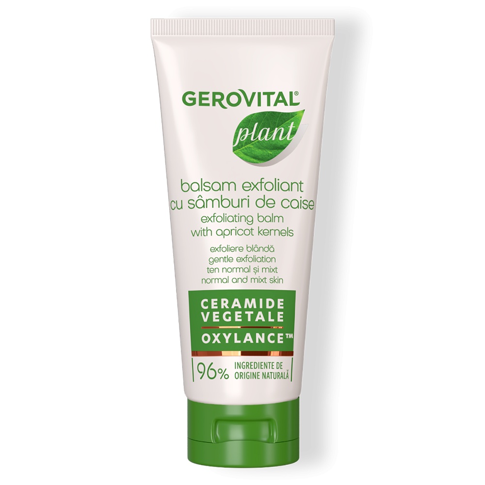 Vezi Balsam exfoliant cu caise, ceramide vegetale si Oxylance, 100ml, 138, Gerovital - Garantie Produse de îngrijire personală Gerovital