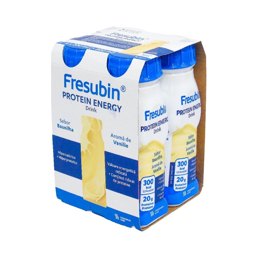 Bautura Fresubin Protein Energy 1,5kcal cu aroma de vanilie, 4x200ml, Fresenius Kabi Dietă, nutriție și alimentație sănătoasă FRESENIUS KABI