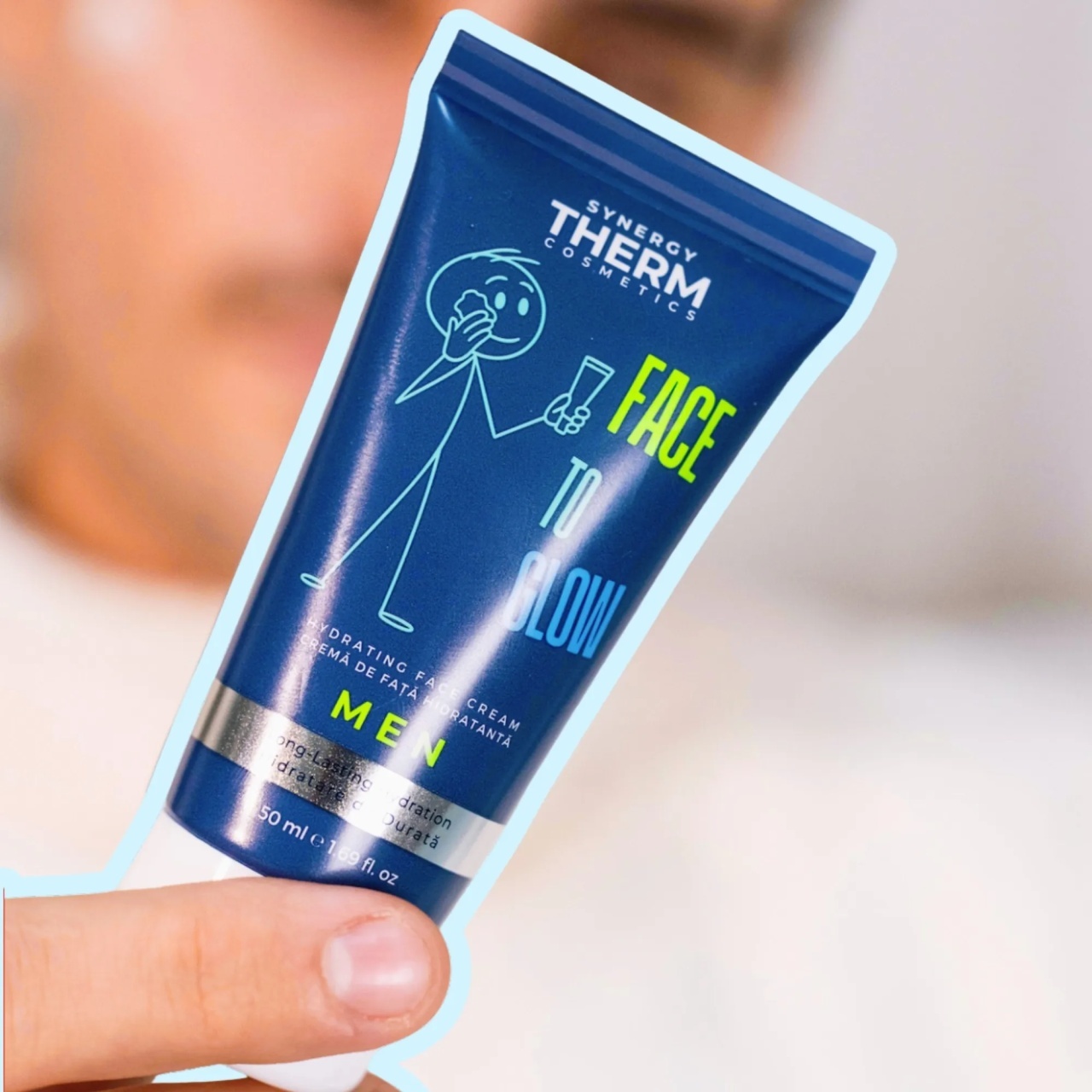 Reducere Crema de fata hidratanta Men Face to Glow, 50ml, Synergy Therm - Garantie Cerave remediumfarm.ro