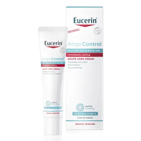 Cremă pentru îngrijirea pielii în fazele acute AtopiControl, 40 ml, Eucerin DERMATOCOSMETICE Eucerin