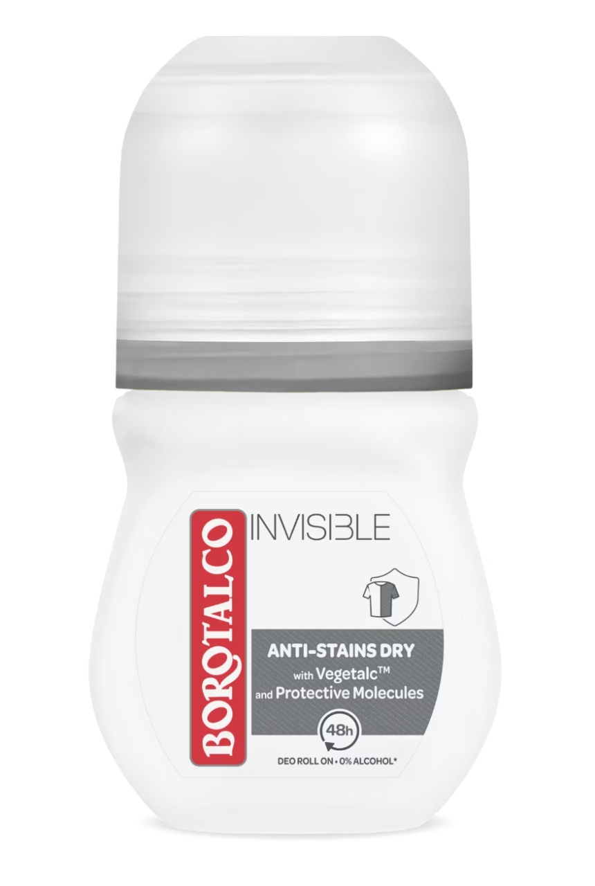 Descopera Deo Roll-On Invisible, 50 ml, Borotalco - Ieftin Produse de îngrijire personală BOROTALCO