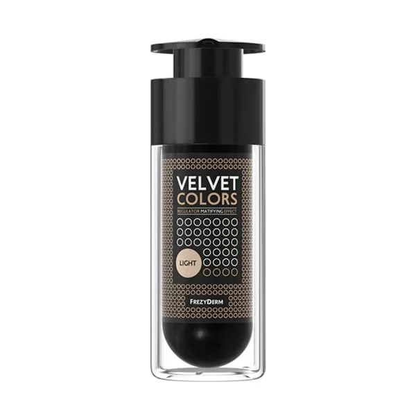 Oficial Fond de ten Velvet Colors, nuanta Light, 30ml, FrezyDerm - Pret Redus Produse de îngrijire personală Frezyderm Oficial Fond de ten Velvet Colors, nuanta Light, 30ml, FrezyDerm - Pret Redus Produse de îngrijire personală Frezyderm