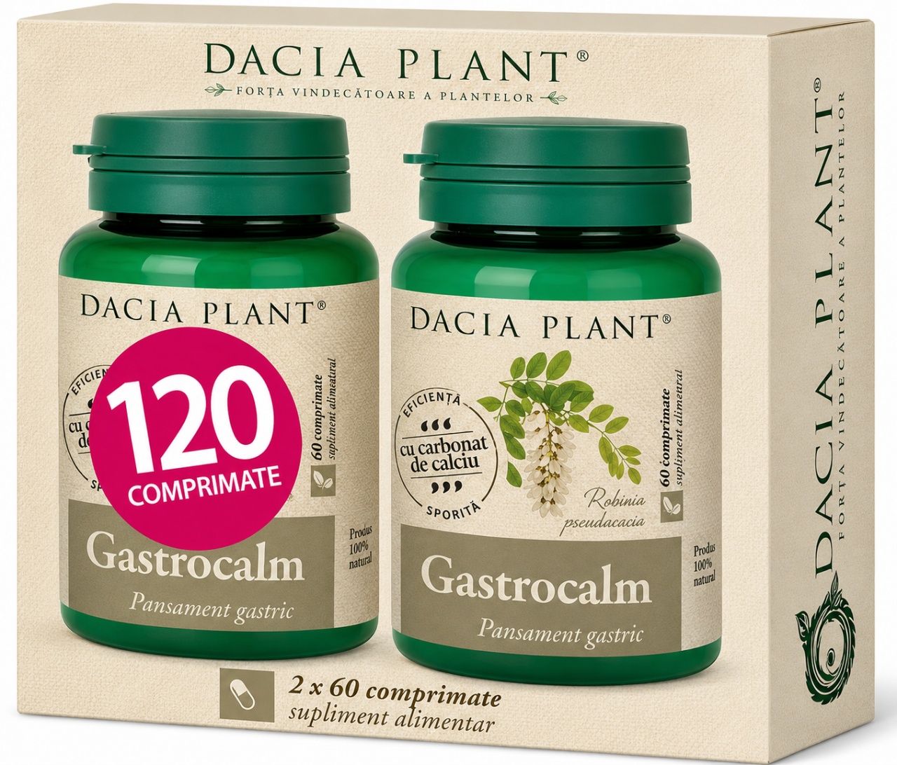 Alege Gastrocalm, 60 Comprimate 1+1 Gratuit, Dacia Plant - Pret Bun Remedii Naturiste DACIA PLANT P.F Alege Gastrocalm, 60 Comprimate 1+1 Gratuit, Dacia Plant - Pret Bun Remedii Naturiste DACIA PLANT P.F