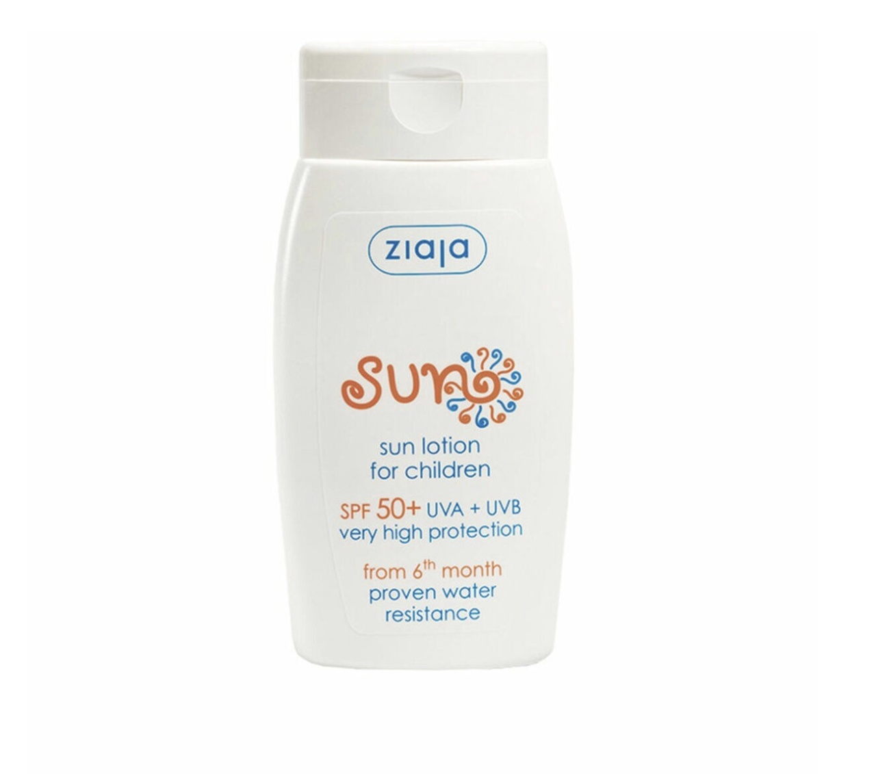 Reducere Loțiune pentru Protecție Solară pentru Copii SPF 50+, 125 ml, Ziaja - Stoc Nou Trusa vacanta Copii remediumfarm.ro
