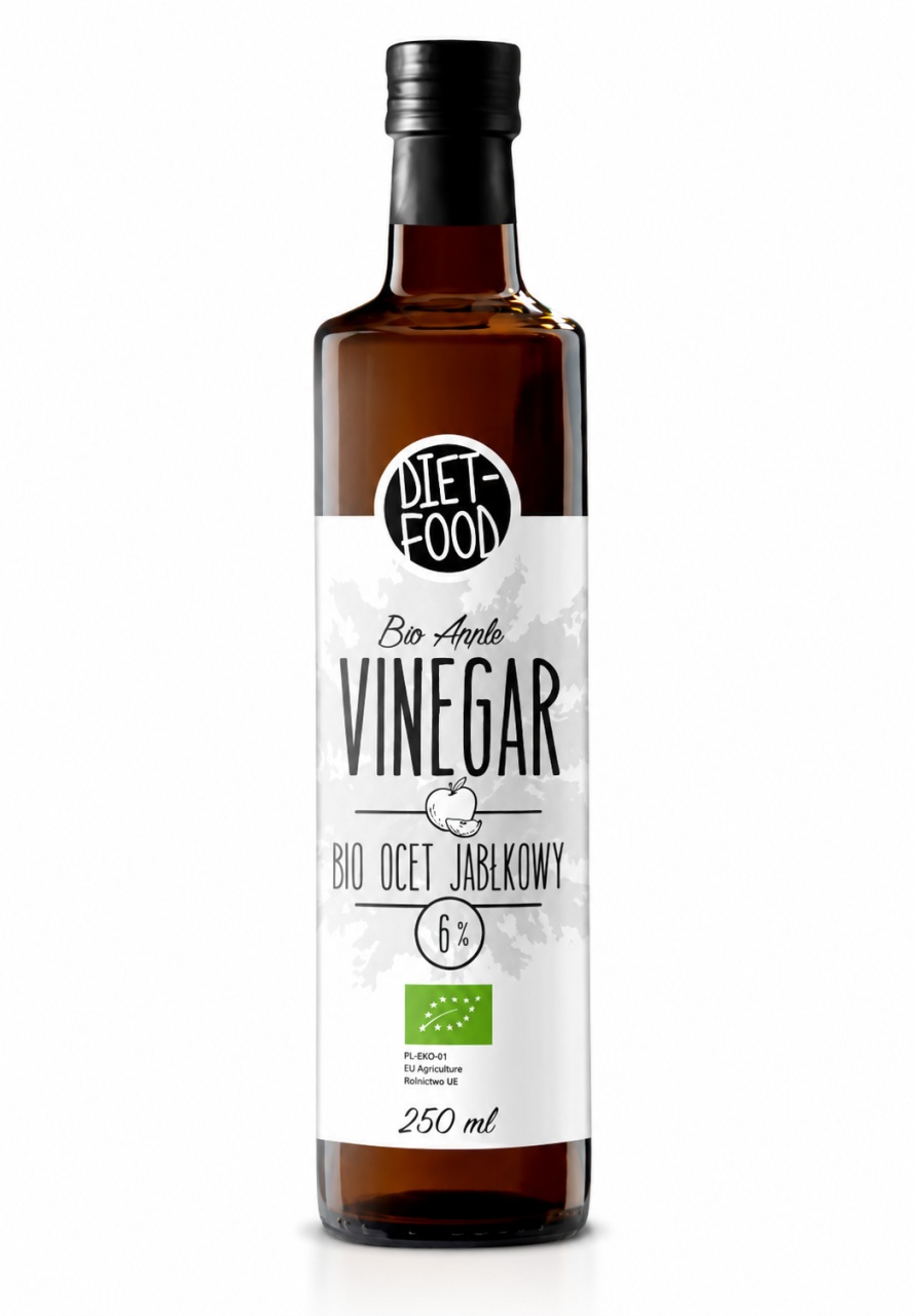 Selectie Oțet de Mere Eco, 250 ml, Diet Food - Best Value Dietă, nutriție și alimentație sănătoasă Diet-Food