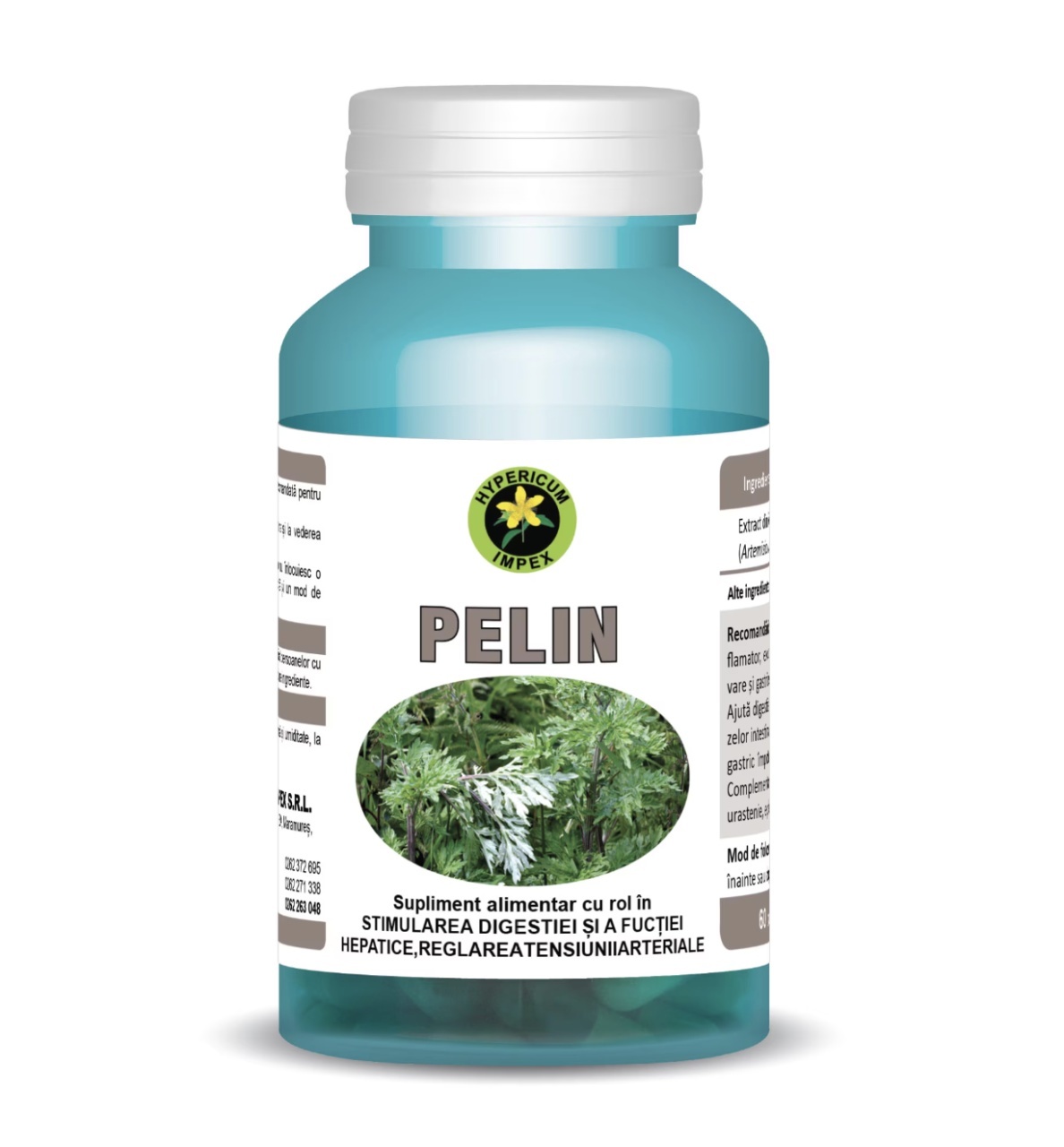 Alege Pelin și Cuișoare, 60 Capsule, Hypericum - Best Buy Remedii Naturiste Hypericum