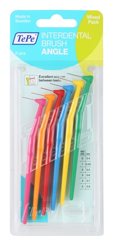 Recomandat Periute interdentare angle mixed pack, 6 bucati, TePe - Online Produse îngrijire orală remediumfarm.ro