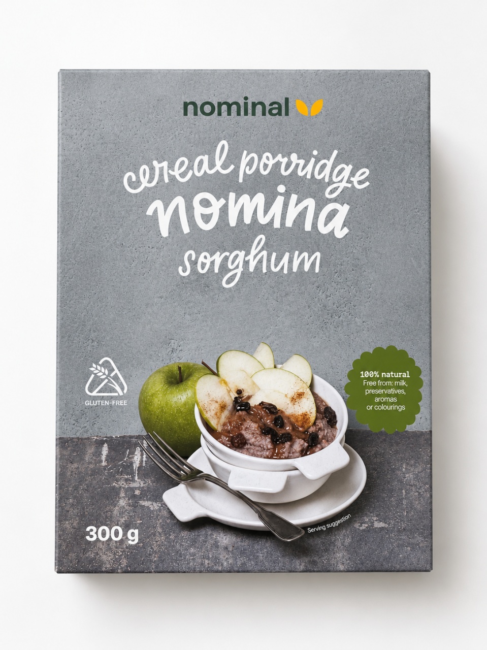 Porridge din sorg fara gluten Nomina, 300g, Nominal