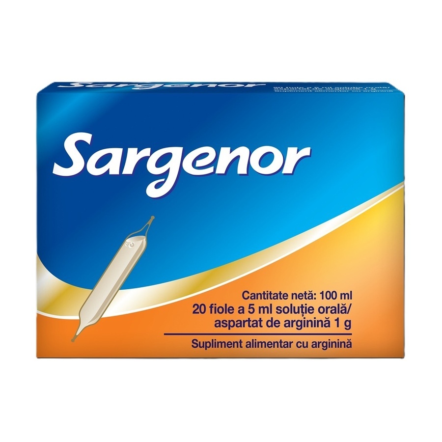 Sargenor 1g/ 5ml solutie orala, 20 fiole, Meda Pharma