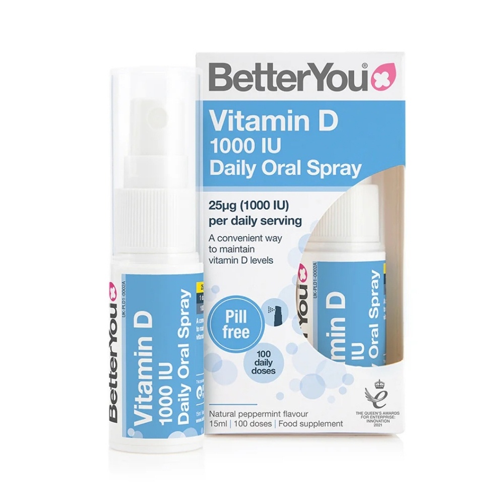 Spray oral cu vitamina D, 1000UI, 15ml, BetterYou — imaginea 2