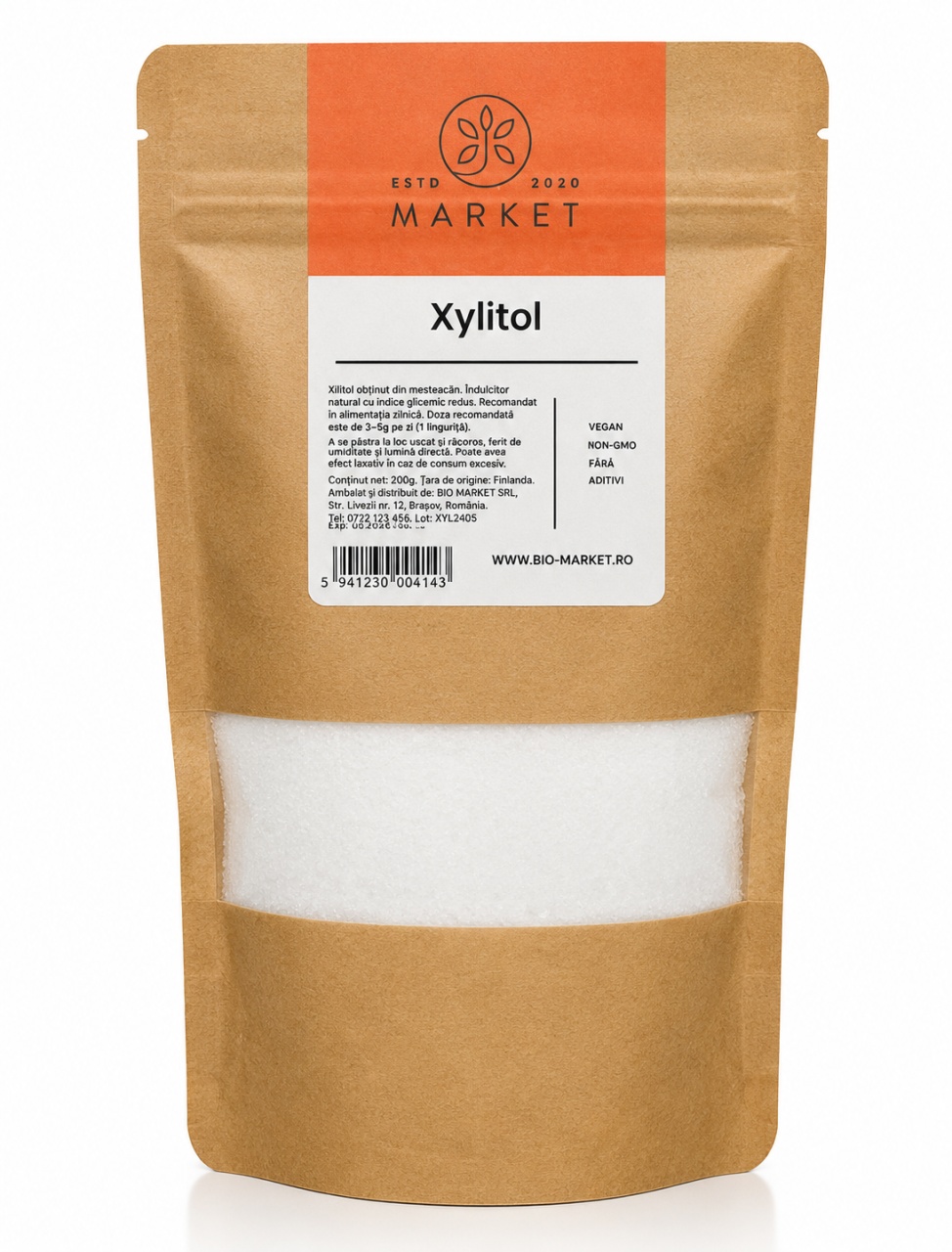 Xylitol, 250 g, Bio-Market