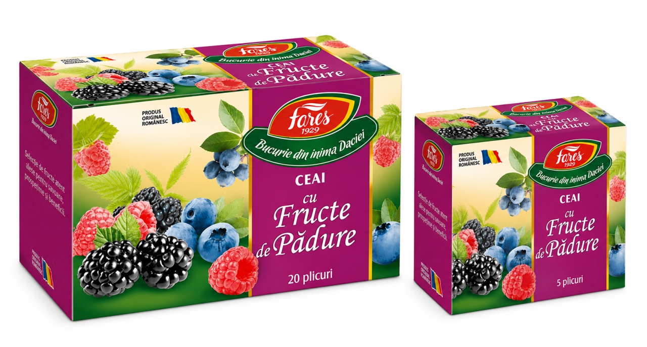 Ceai Fructe de Pădure, 20 + 5 Plicuri Cadou, Fares