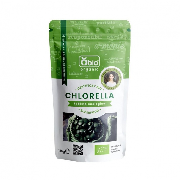 Chlorella, tablete, 125g, OBio